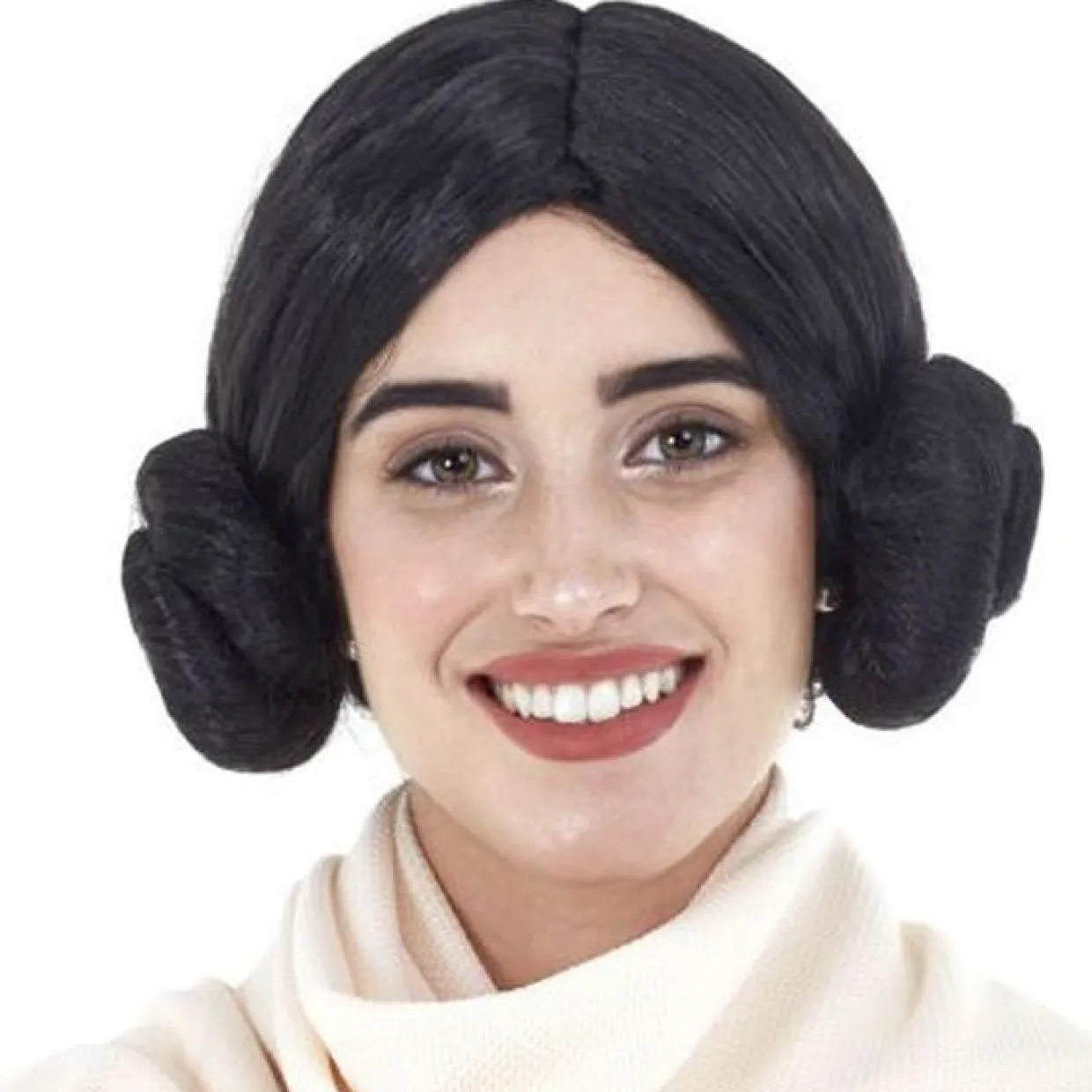 Peluca de Leia con Moños