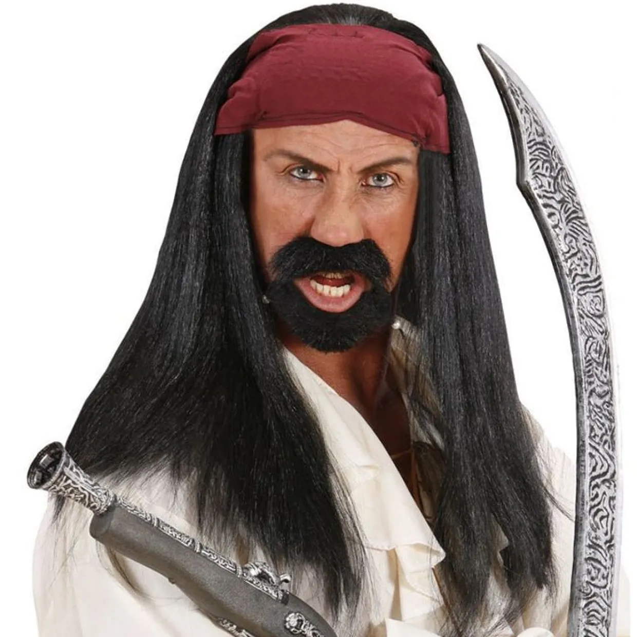 Peluca de Pirata con Trenzas