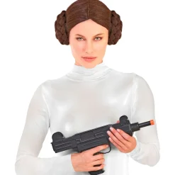 Peluca de Princesa Leia Marrón