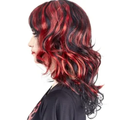 Peluca de Vampiresa Mechas
