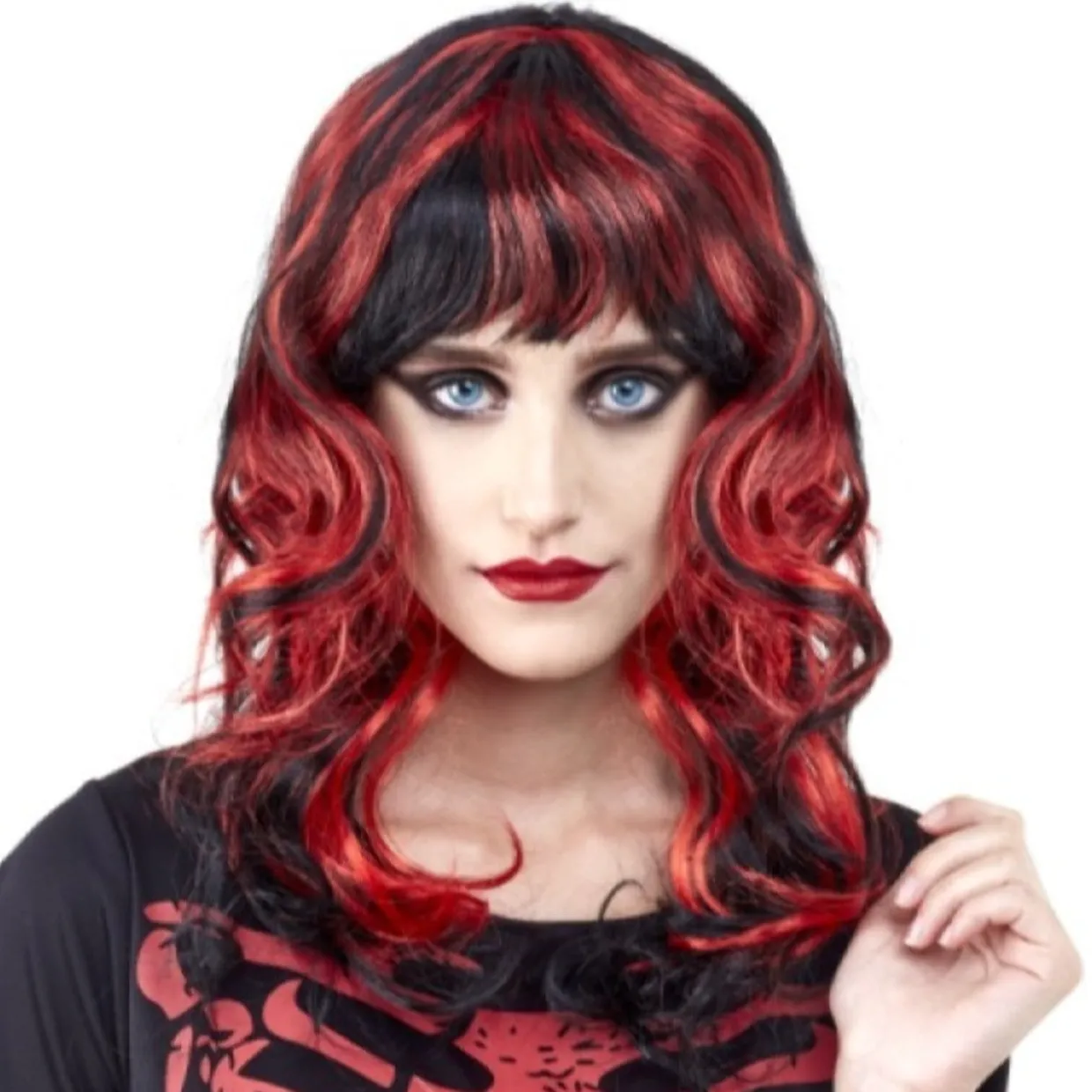 Peluca de Vampiresa Mechas