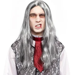Peluca de Vampiro Gris Eco