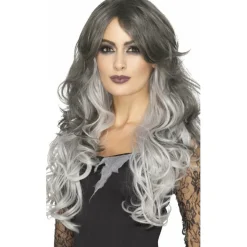 Peluca Gris Deluxe