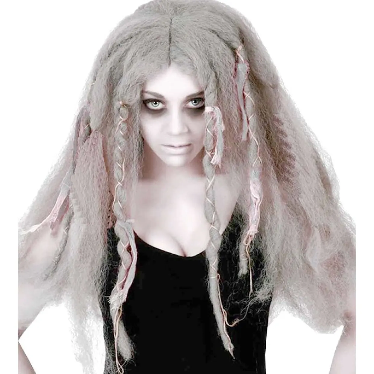 Peluca Gris Rastas