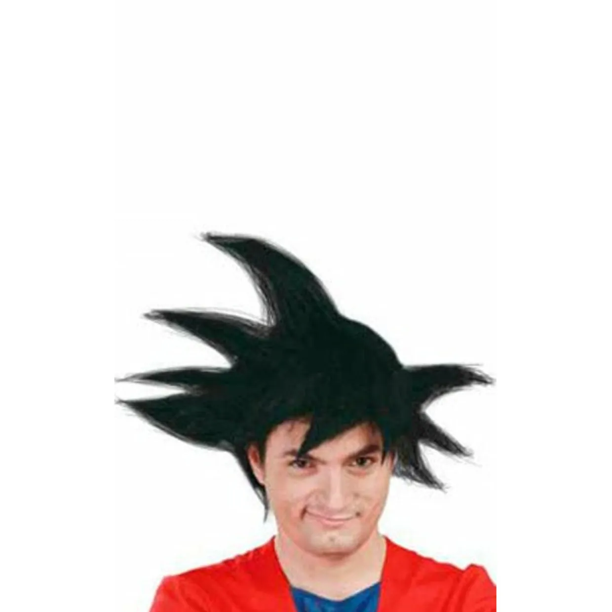 Peluca Guerrero Manga Negra