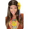 Peluca Hippie Guirnalda Girasol