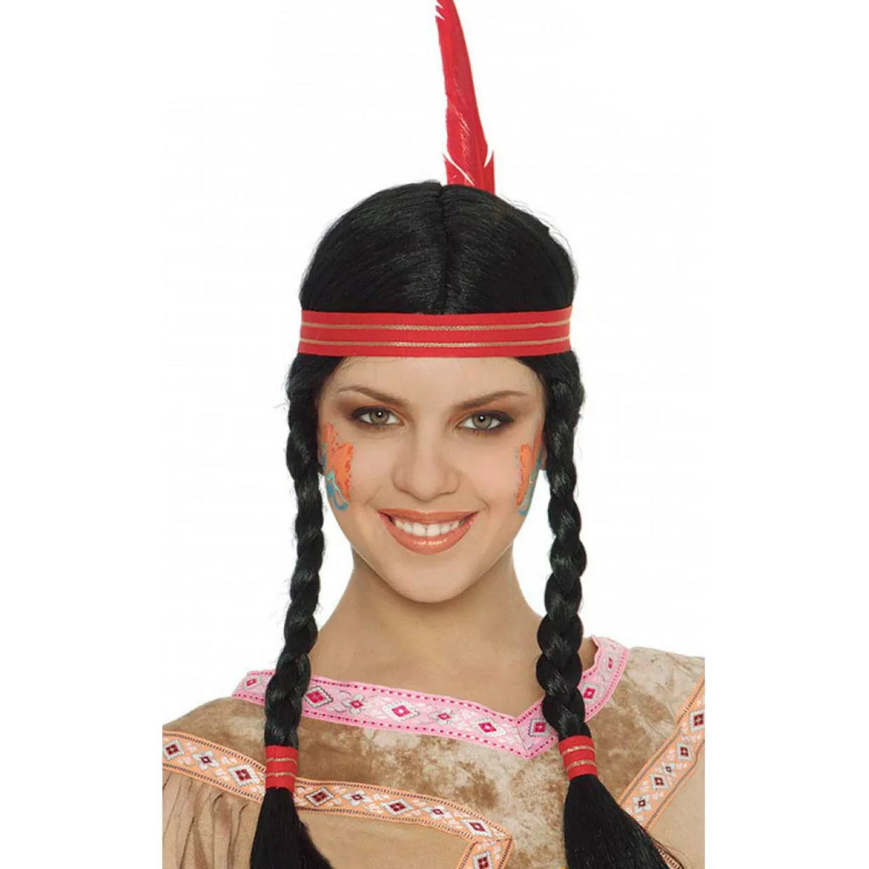 Peluca India Trenzas