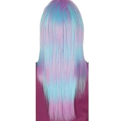 Peluca Larga Azul y Violeta