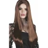 Peluca Lisa Castaña