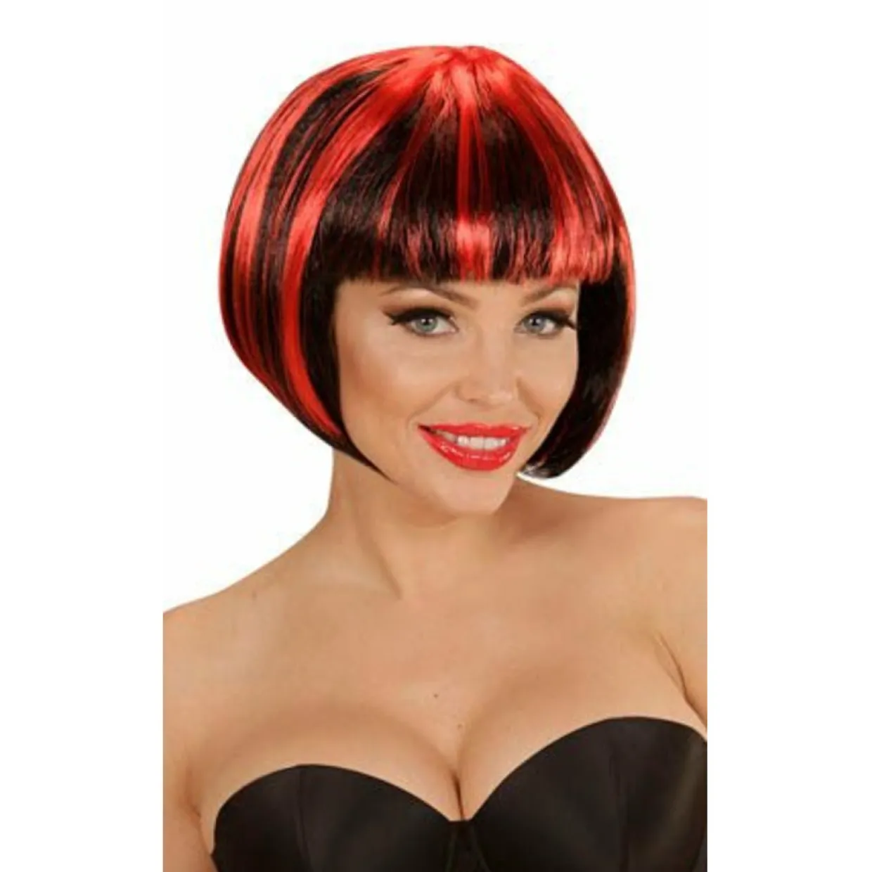 Peluca Mechas Colores