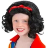 Peluca Negra de Blancanieves infantil