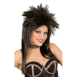 Peluca Rockstar Negra