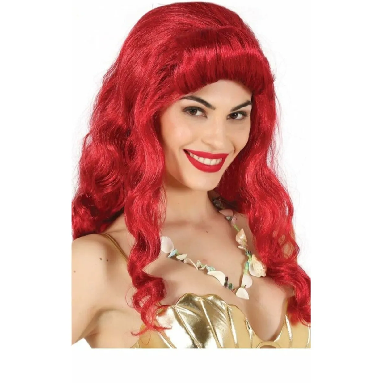 Peluca Roja La Sirenita