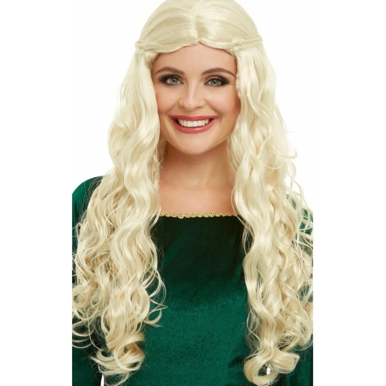 Peluca Rubia Medieval