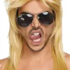 Peluca Rubia Rockstar Deluxe