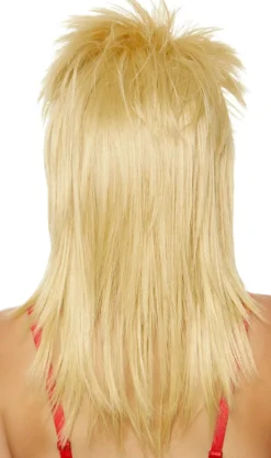Peluca Rubia Rockstar Deluxe