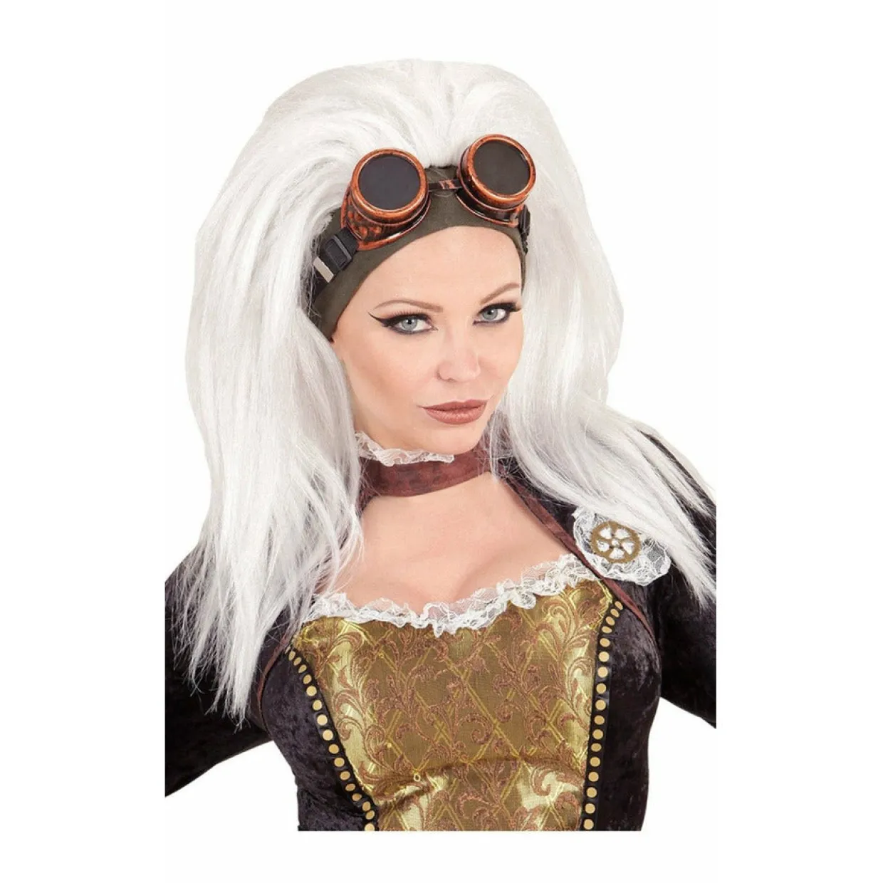 Peluca Steampunk Gafas