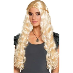 Peluca Trenza Larga Rubia