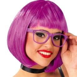 Peluca Violeta Bob
