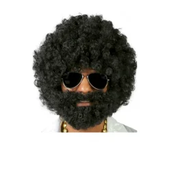 Peluca y Barba Afro Extra