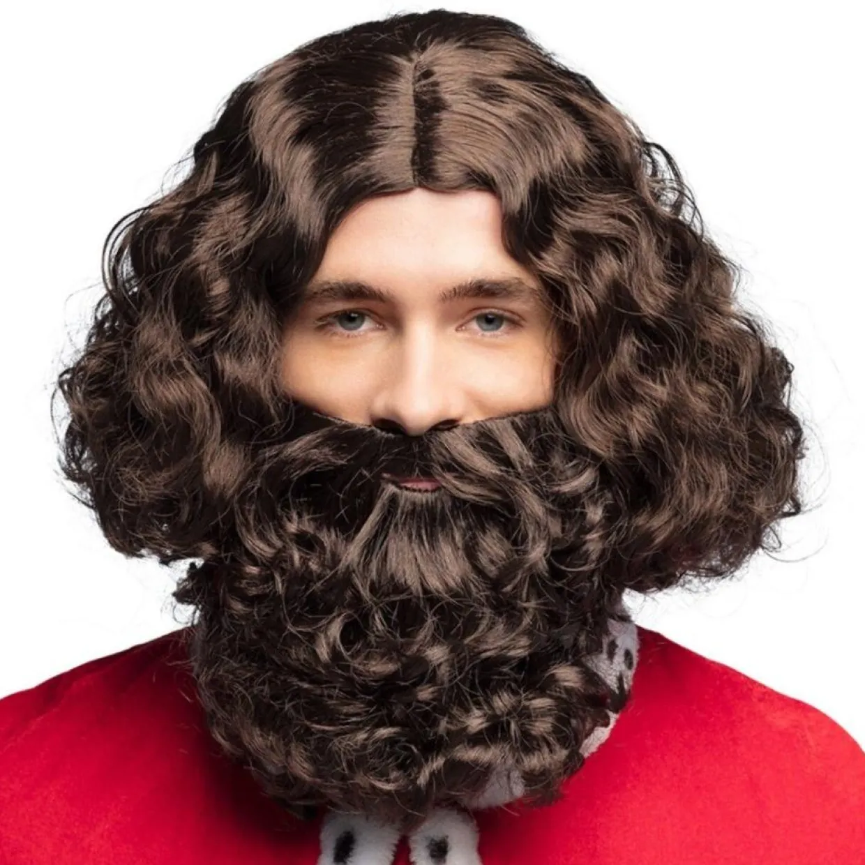 Peluca y Barba de Rey Corta