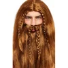 Peluca y Barba de Vikingo Trenzas