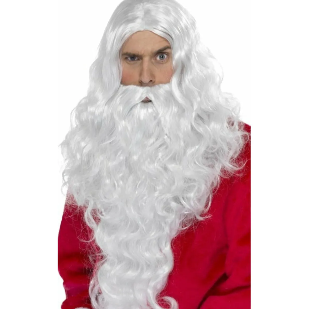 Peluca y Barba Larga de Papá Noel