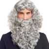 Peluca y Barba Rey Mago Gris