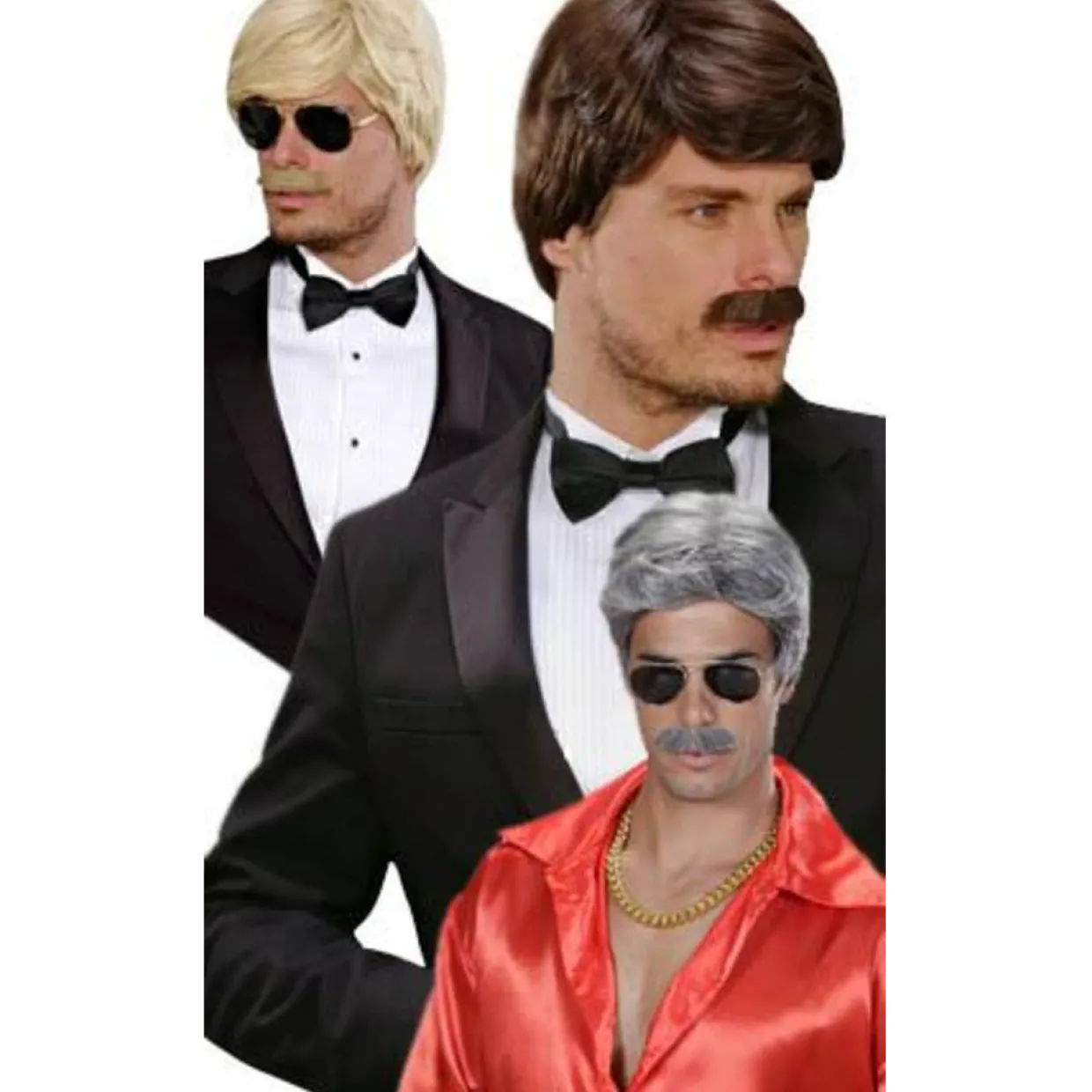 Peluca y Bigote Playboy