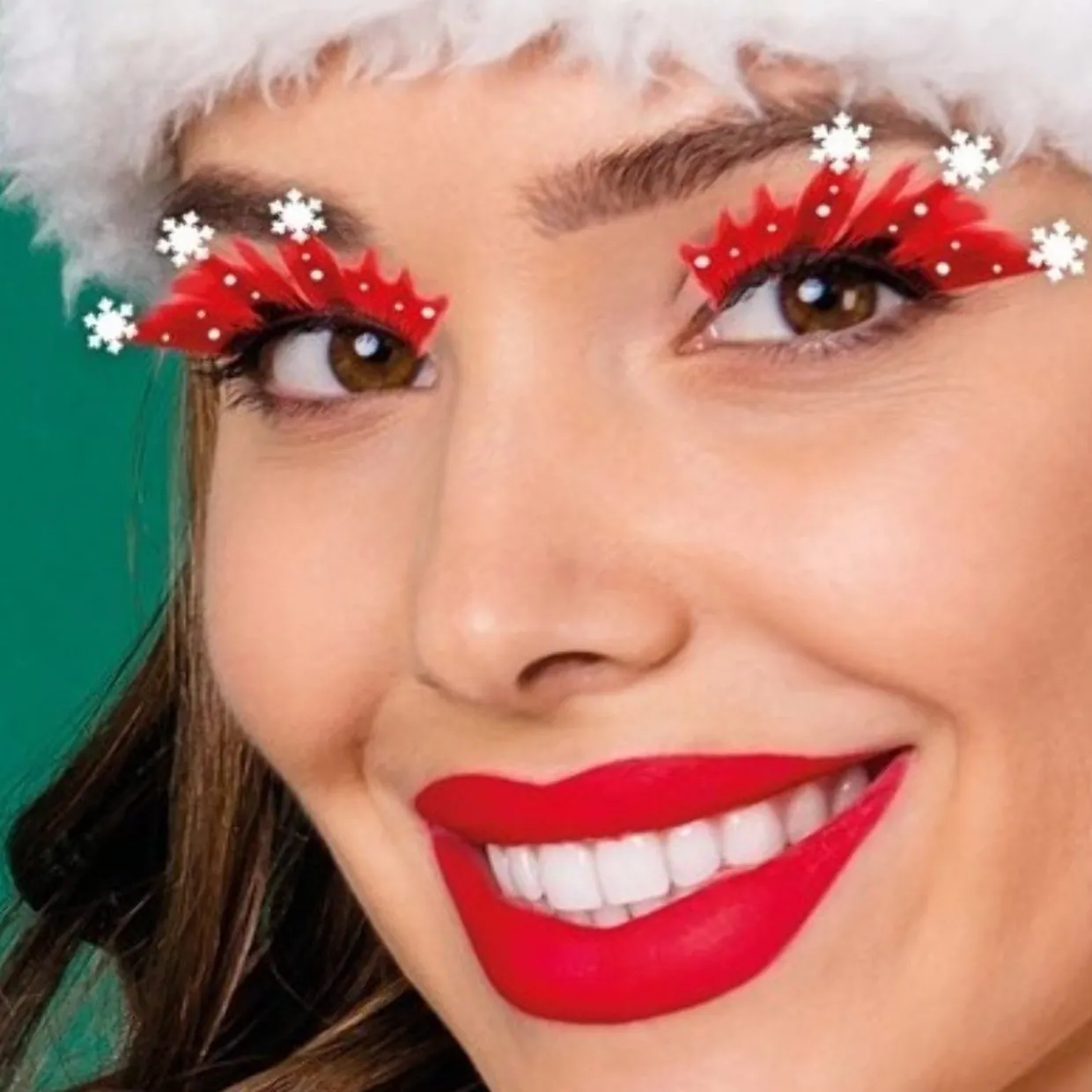 Pestañas Mamá Noel