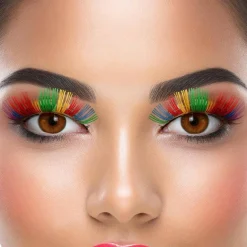 Pestañas Multicolor Metalizadas