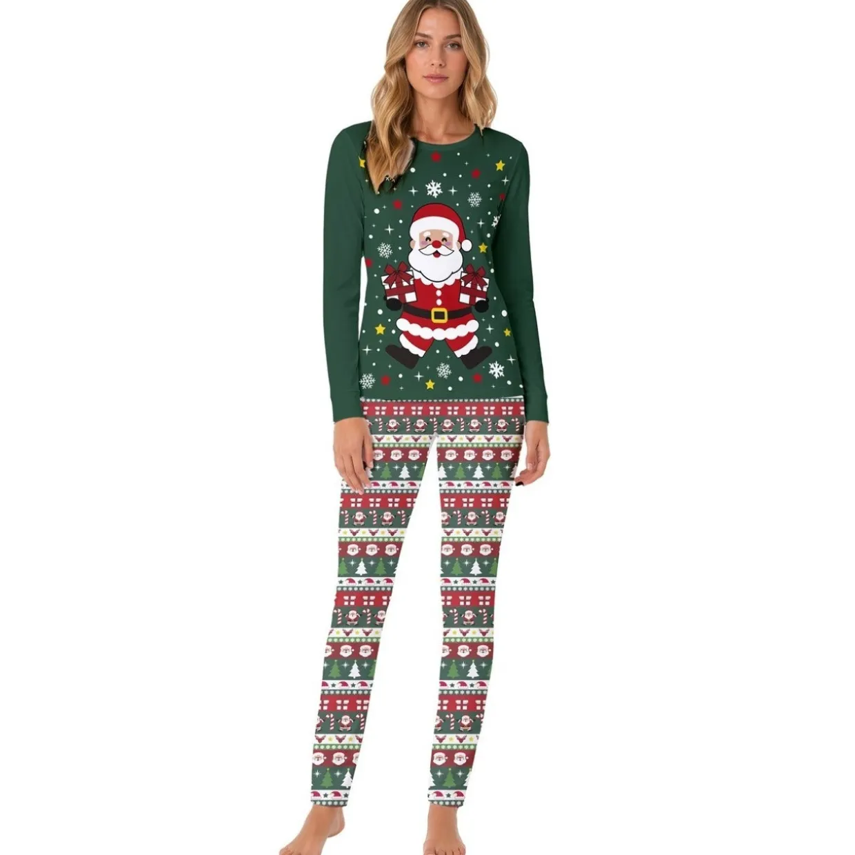 Pijama de Papá Noel para mujer