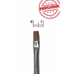 Pincel Plano 6 mm Buey Profesional