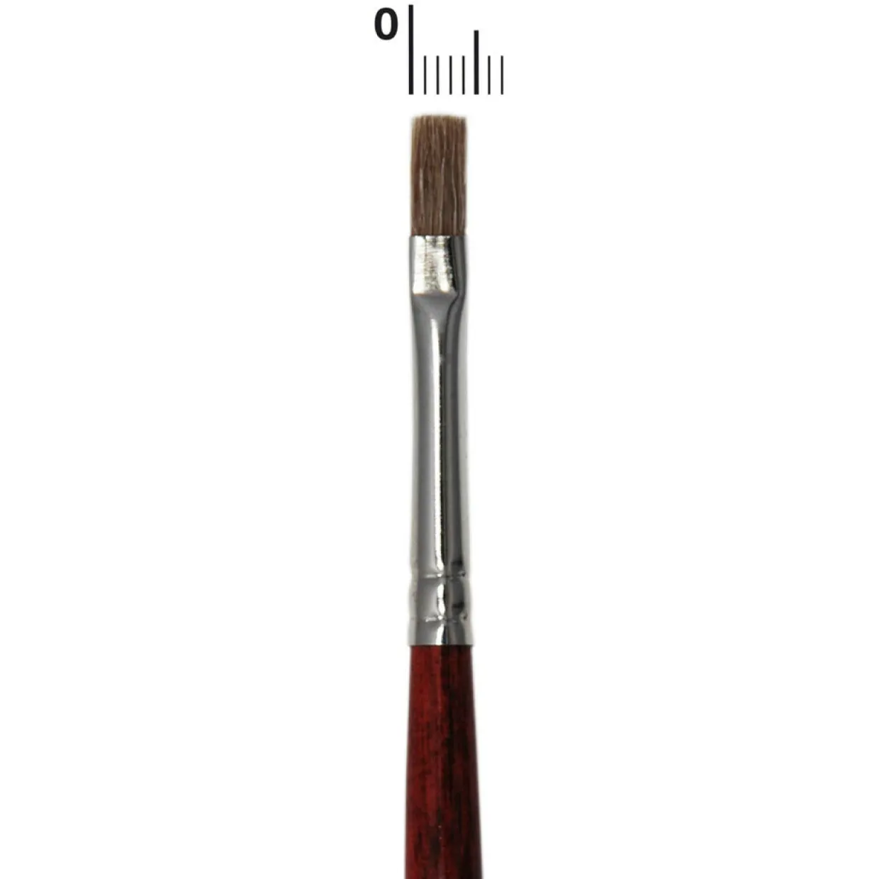 Pincel Plano 4 mm Buey Profesional