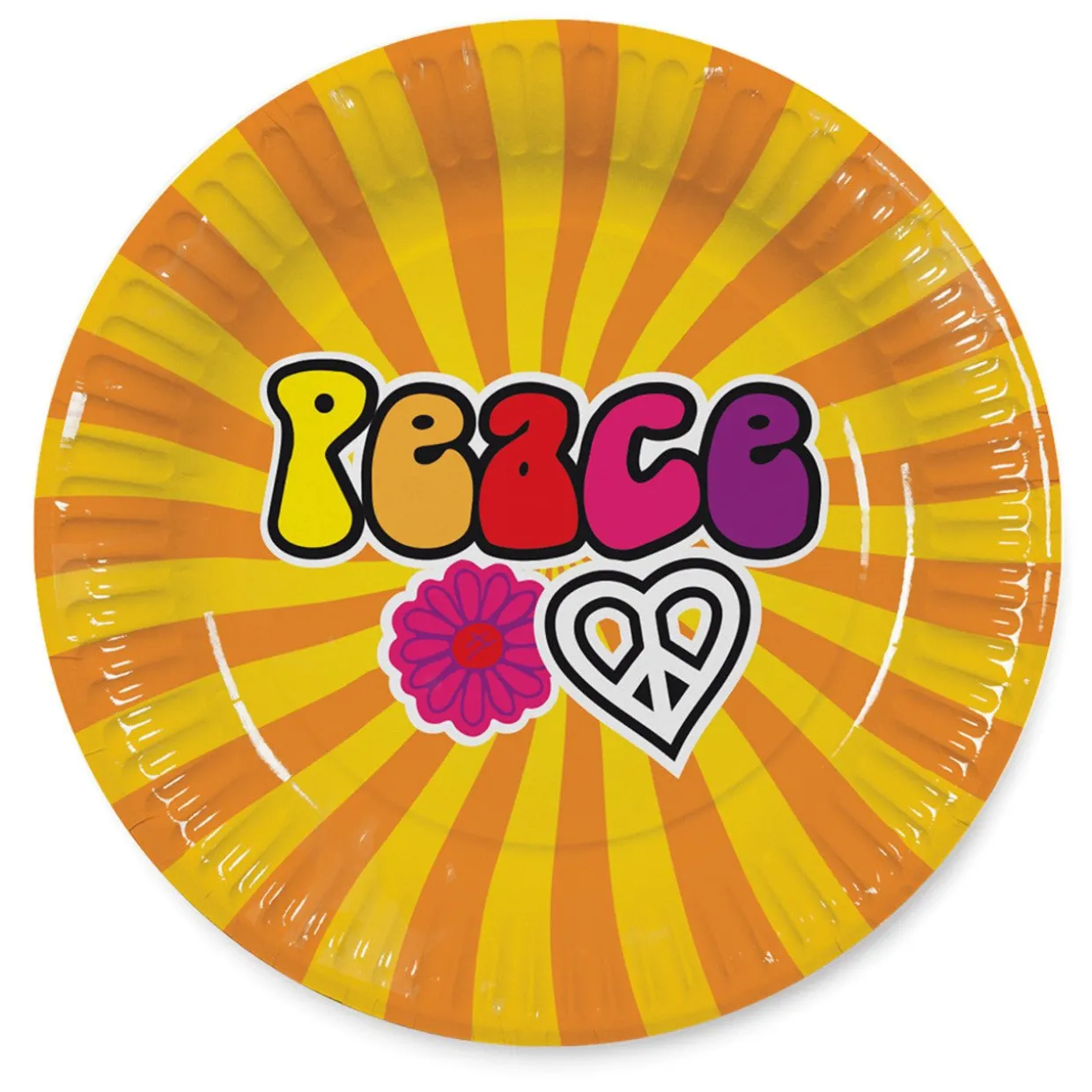 Platos de Hippie Peace