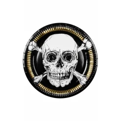 Platos Pirata Calavera