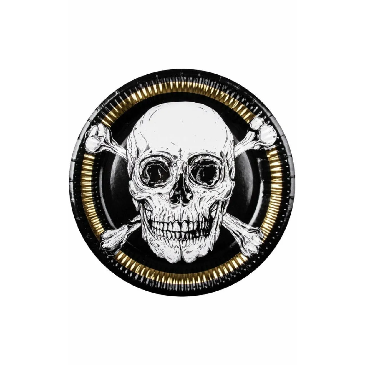 Platos Pirata Calavera