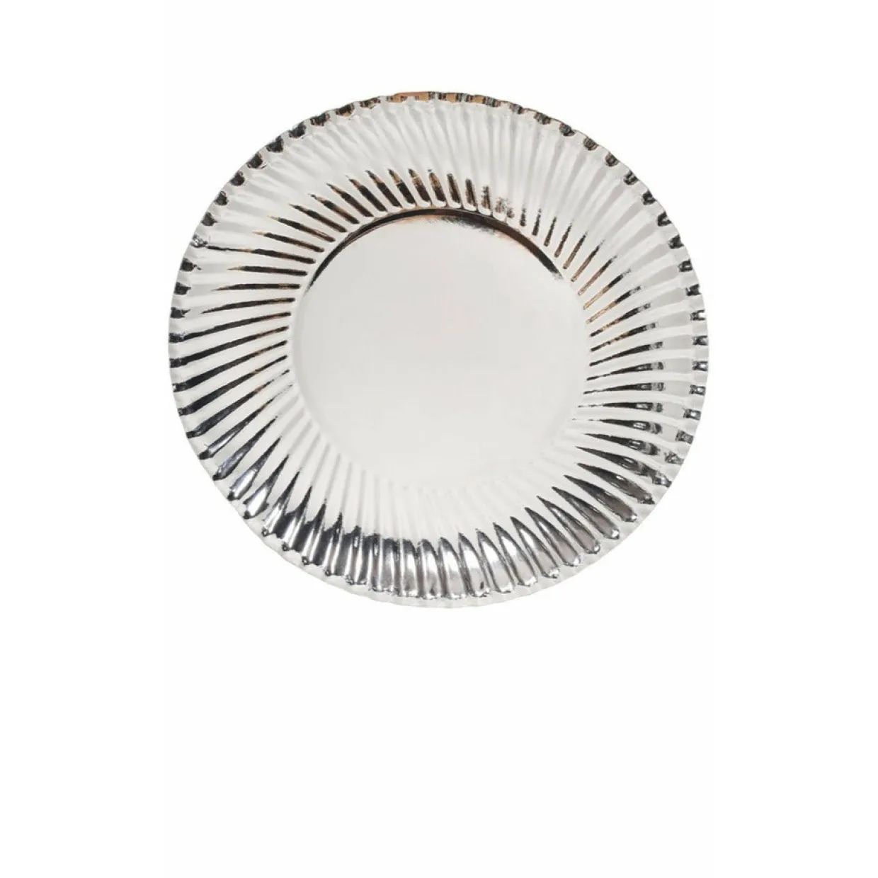Platos Plateados Metalizados