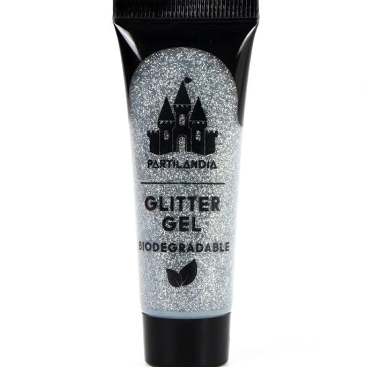 Purpurina en Gel Plateada Biodegradable