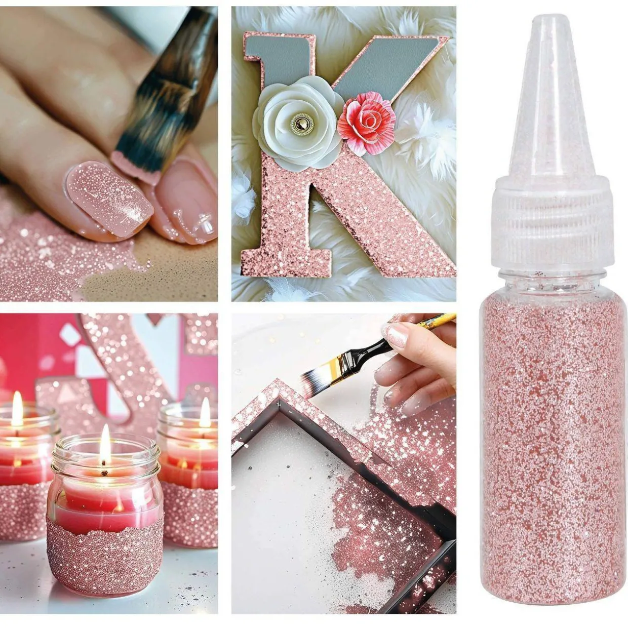 Purpurina Glitter Biodegradable Rosa