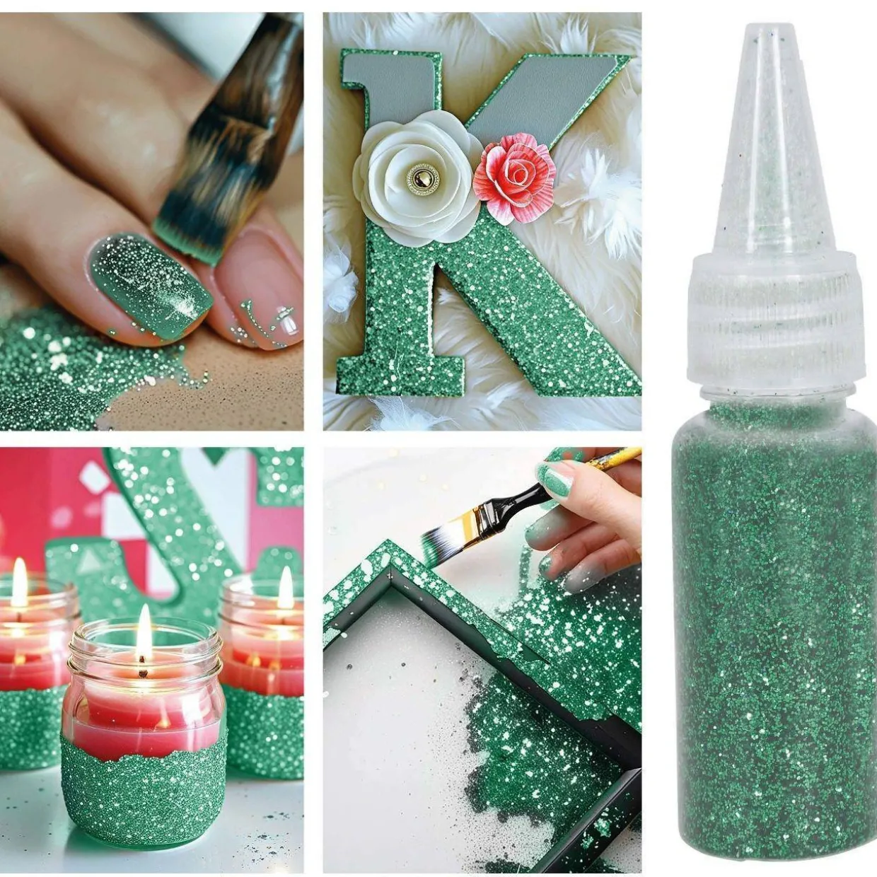 Purpurina Glitter Biodegradable Verde