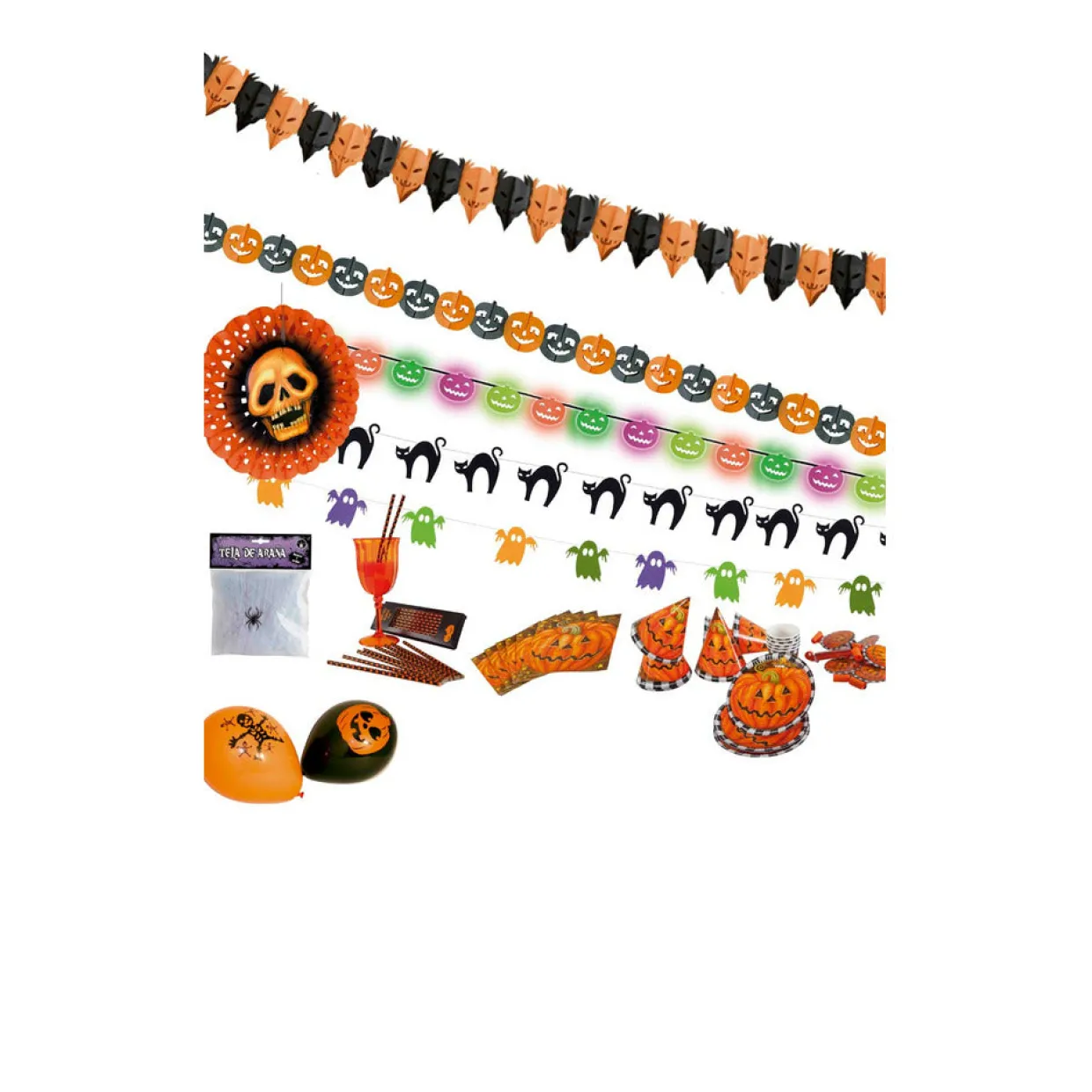 Set de Decoración Fiesta Halloween