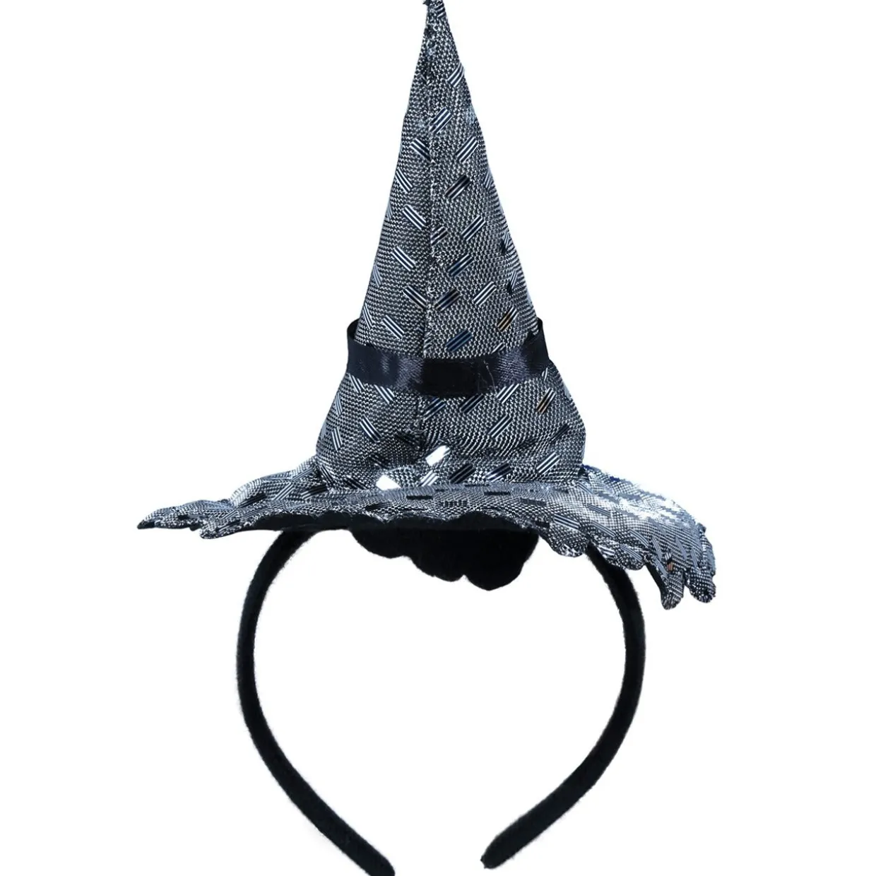 Sombrero Chic de Bruja Plata