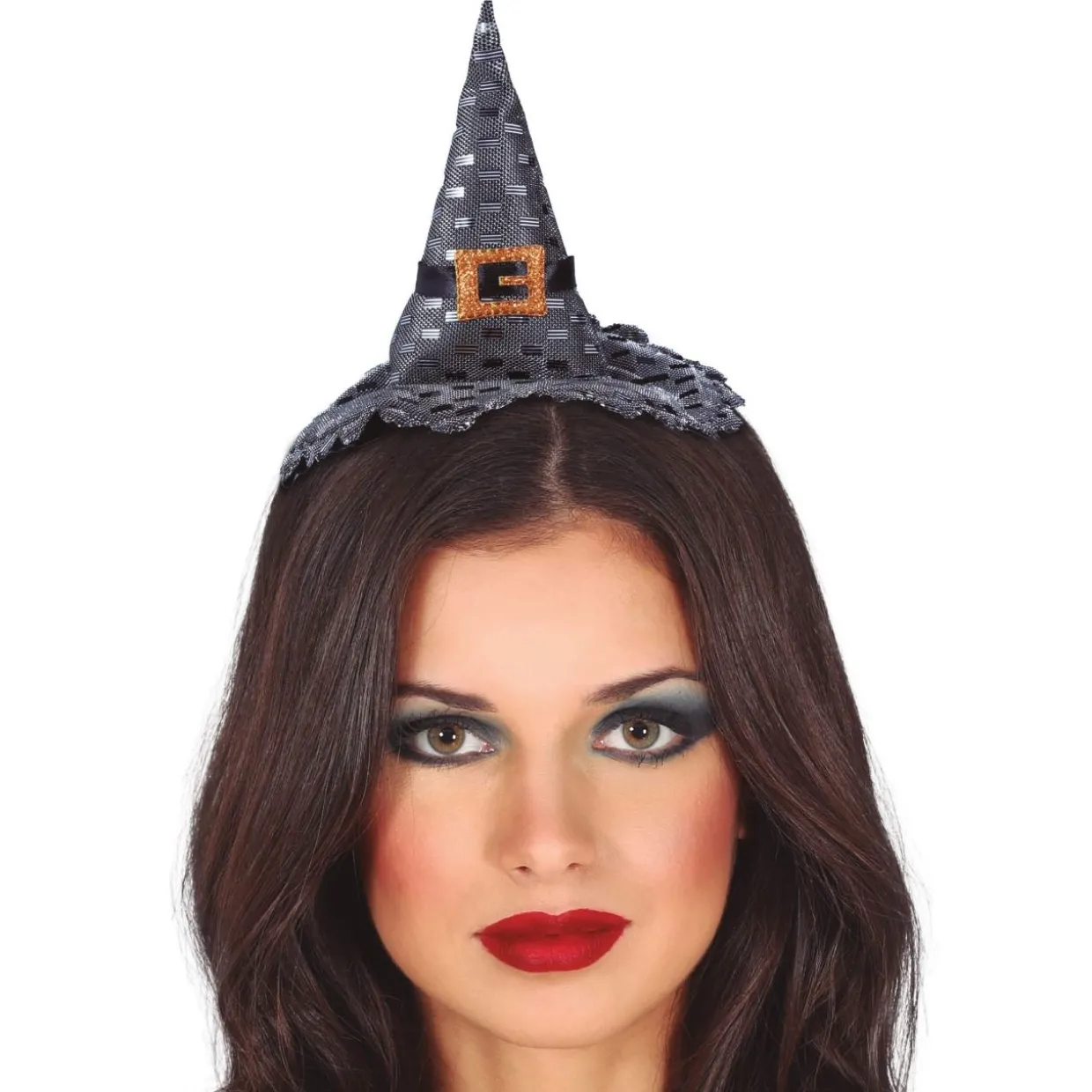 Sombrero Chic de Bruja Plata