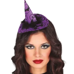 Sombrero Chic de Bruja Púrpura