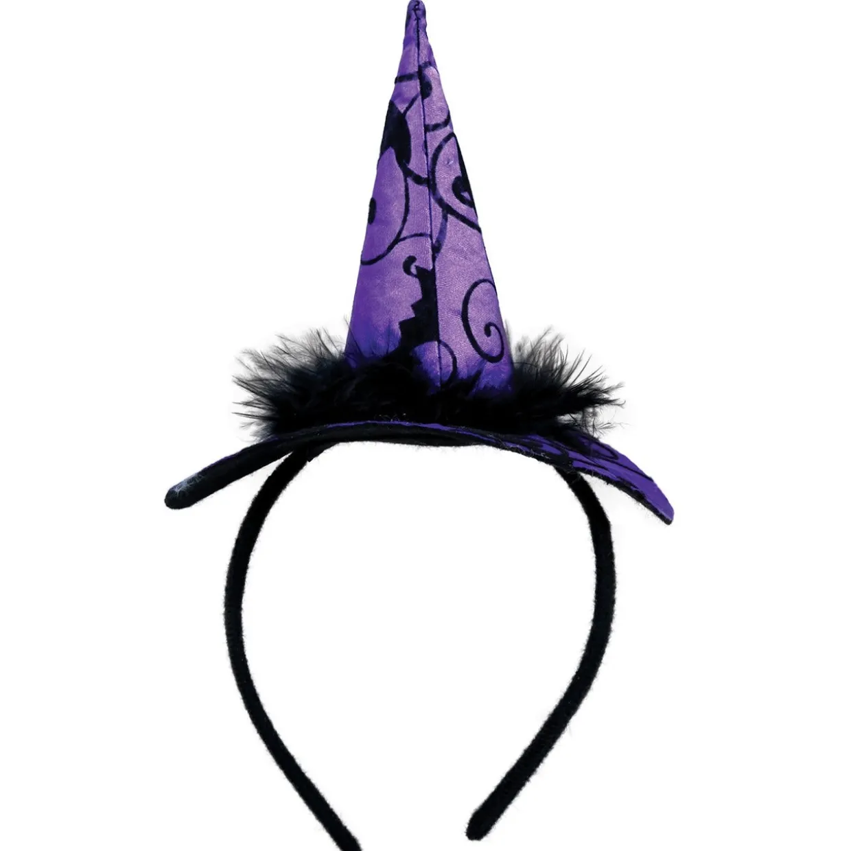 Sombrero Chic de Bruja Púrpura