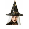 Sombrero de Bruja Estrellas Negro