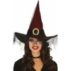 Sombrero de Bruja Granate