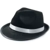 Sombrero de Gangster Negro Clásico