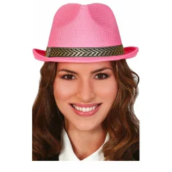 Sombrero de Gangster Rosa